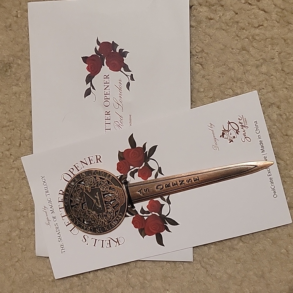 A Darker Shade of Magic Letter Opener